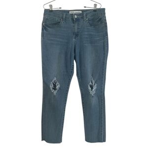 Levi’s Signature Mid-Rise Distressed Boyfriend Jeans sz 12